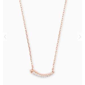 Kendra Scott Whitlee necklace in rose gold